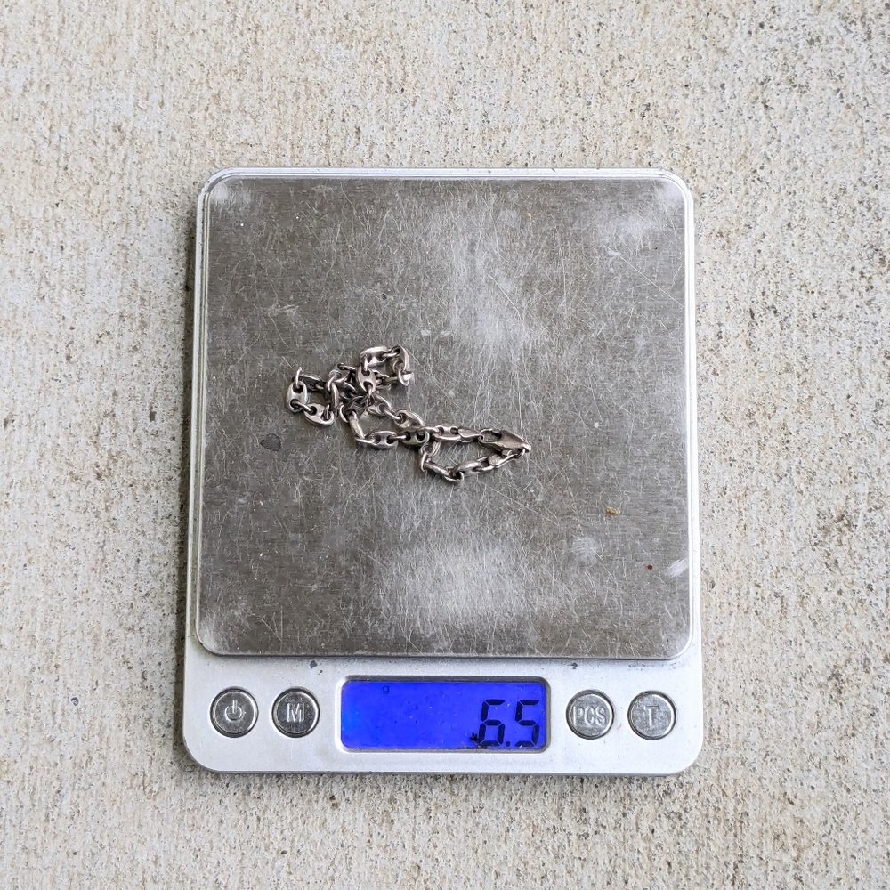 Vintage Milor Sterling Silver Bracelet Anchor Mariner Gucci 7.2y Italy Chain - Picture 13 of 13